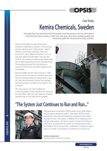 Kemira_Sweden_OPSIS_Case_2013