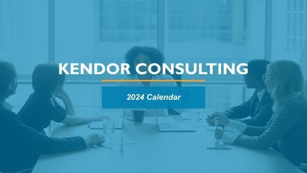 Kendor-Consulting-2024-Training-Calendar