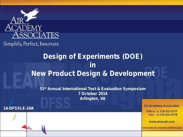 Kiemele_ITEA%202014%20DOE%20Presentation%20Oct%202014