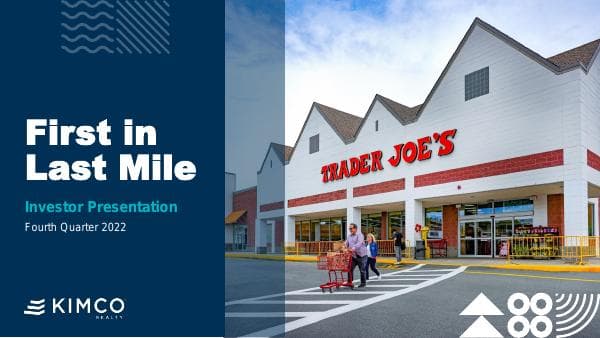 Kimco-2022-4Q-Presentation