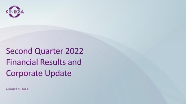 Kiniksa Pharmaceuticals_August_2022_989_85989