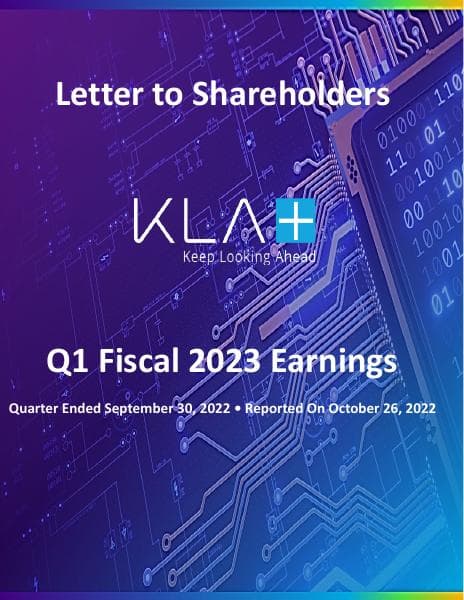 KLA_LetterToShareholders_10.26.22_FINAL