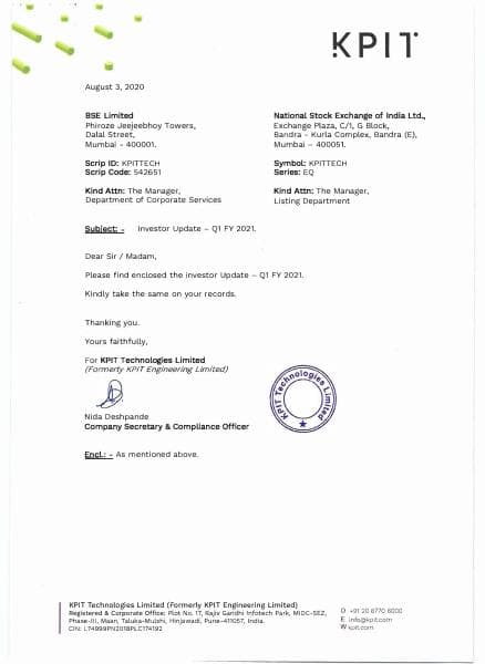 KPITTECH_03082020160338_KPITInvestorUpdateSEupload
