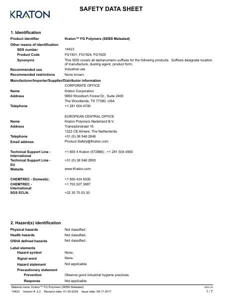 KRATONTM-FG-POLYMERS-SEBS-MALEATED_SDS%20US_English_14423