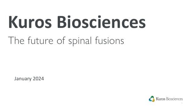 Kuros-Biosciences-Investor-Presentation-08JAN24