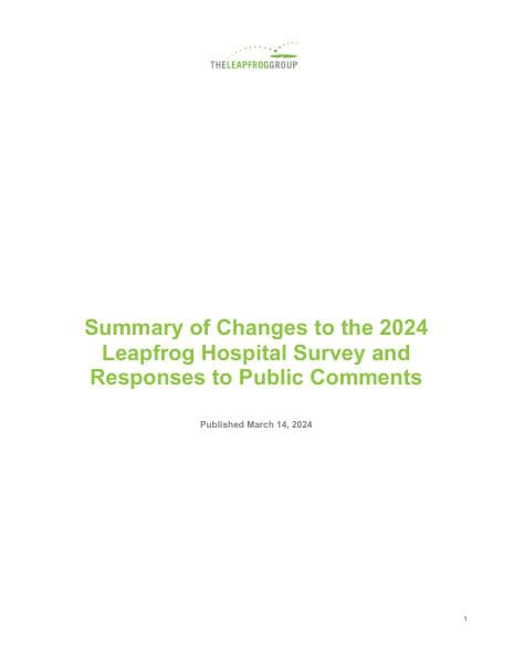 LeapfrogHospitalSurvey_SummaryofChanges_03282024