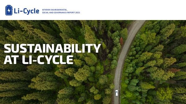 Li-Cycle-Interim-ESG-Report-2022