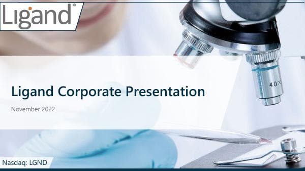 Ligand Pharmaceuticals_November_2022_746_89746