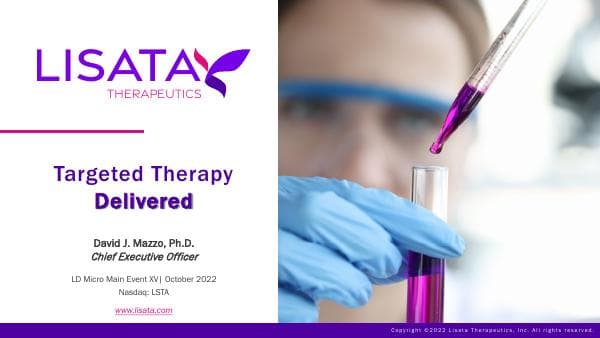 Lisata Therapeutics_October_2022_980_87980