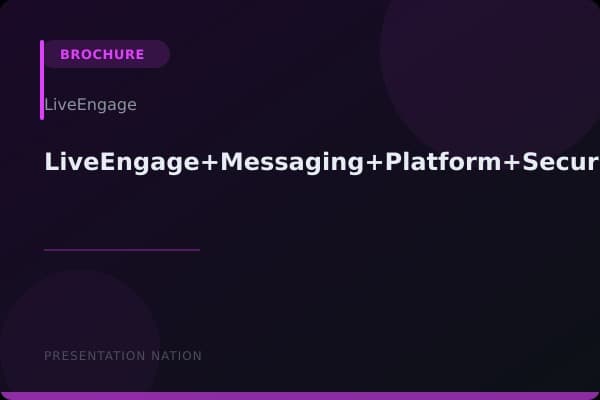 LiveEngage+Messaging+Platform+Security+Overview