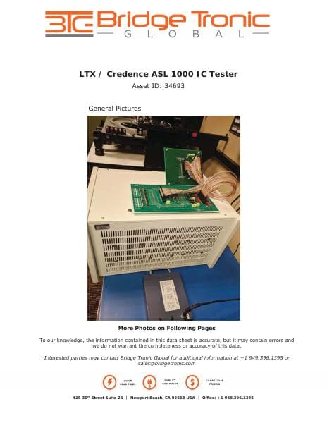 LTX-Credence-ASL-1000-IC-Tester