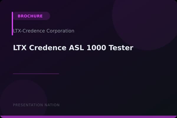 LTX-Credence-ASL-1000-Tester