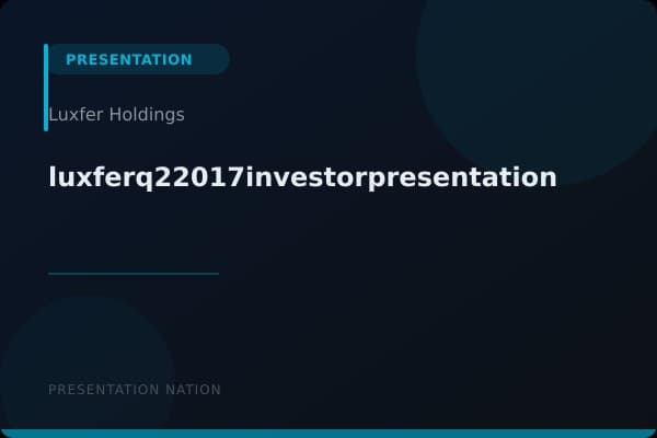 luxferq22017investorpresentation