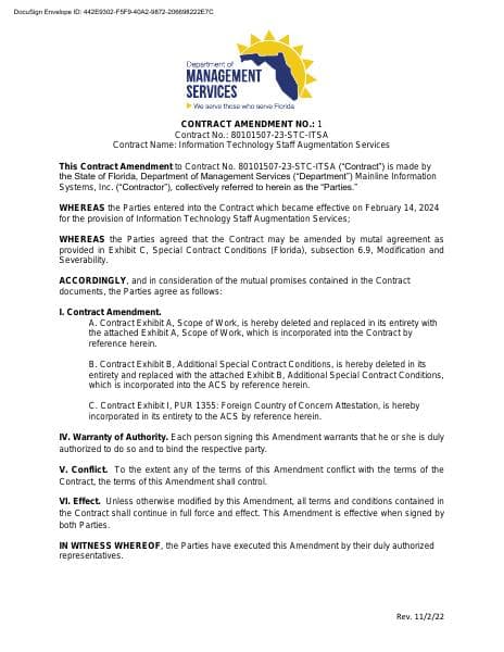 Mainline%20Information%20Systems%20Amend%20No.%201