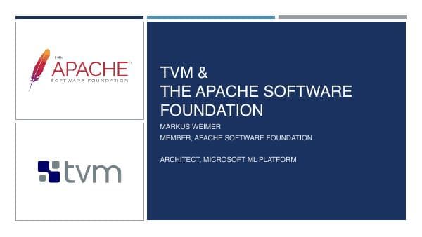 Markus-Weimer-TVM-Apache