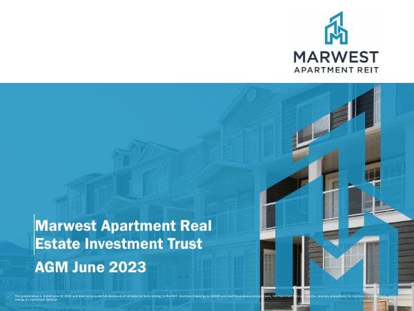 Marwest-Apartment-REIT-Investor-Presentation-AGM-June-2023