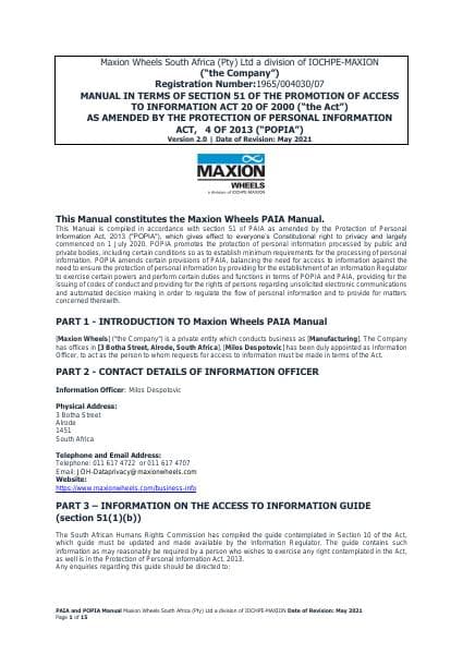 Maxion_Wheels_PAIA_Manual_May_2021