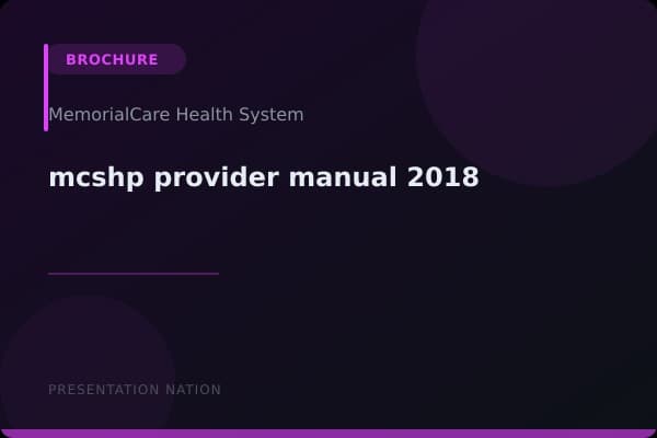 mcshp_provider_manual_2018