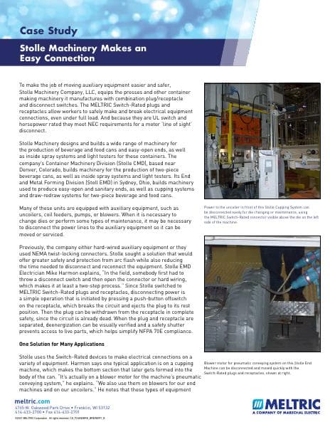 meltric-case-study-stolle-machinery-en