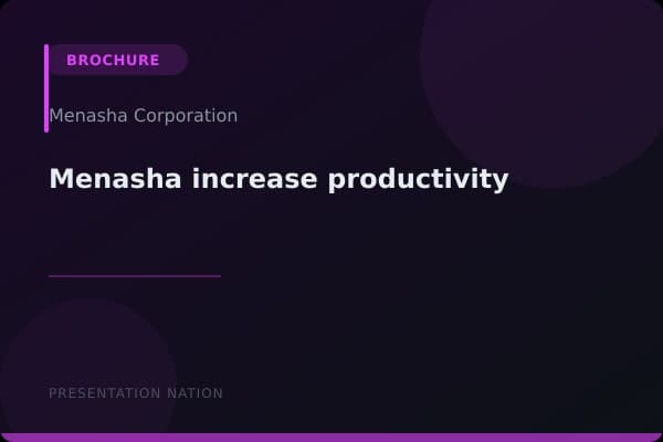 Menasha-increase-productivity