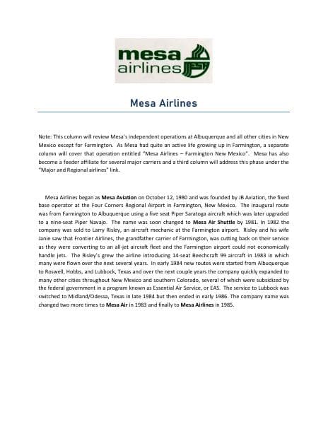 Mesa-Airlines
