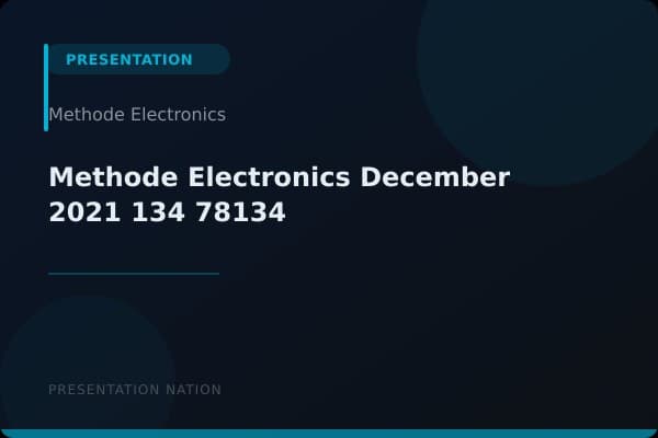 Methode Electronics_December_2021_134_78134