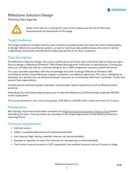 Milestone_Solution_Design_Agenda