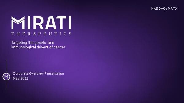Mirati Therapeutics_May_2022_494_83494