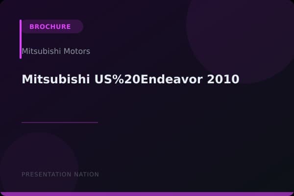Mitsubishi_US%20Endeavor_2010