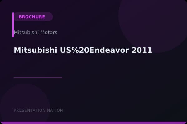 Mitsubishi_US%20Endeavor_2011