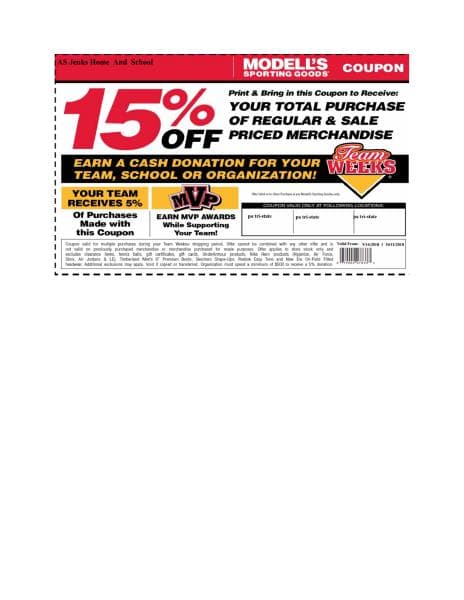 Modells-Coupon
