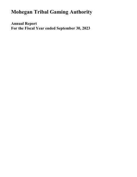 Mohegan-Fiscal-2023-Annual-Report