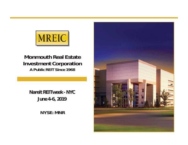 Monmouth Real Estate Investment Corporation_June_2019_969_42969