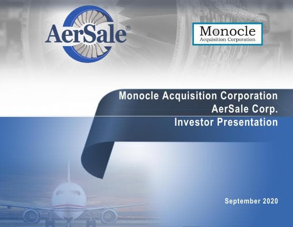 Monocle%20Acquisition%20and%20AerSale%20-%20Investor%20Presentation