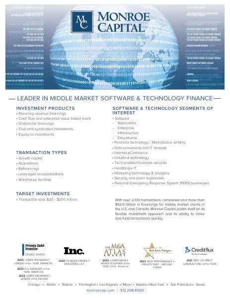 Monroe-Capital-Software-Technology-Brochure