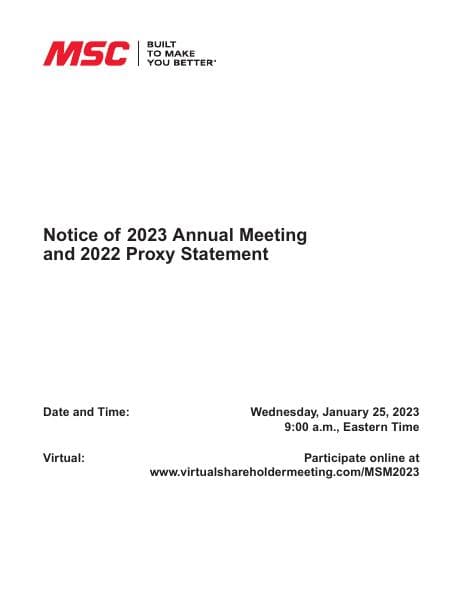 MSC-FY22-Proxy-Statement