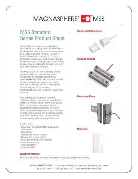 MSS-K24S-W_Product_Data_Sheet