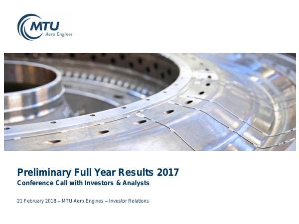 MTXAY is the ticker symbol for MTU Aero Engines._February_2018_209_22209