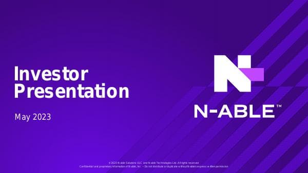 N-able-Q1-23-Investor-Presentation
