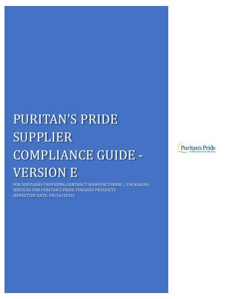 NBTYSupplierComplianceGuideVersionE