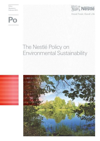 nestl%C3%A9%20policy%20on%20environmental%20sustainability