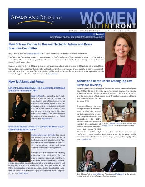 Newsletter-Women-FallVol2-IssueII-2015