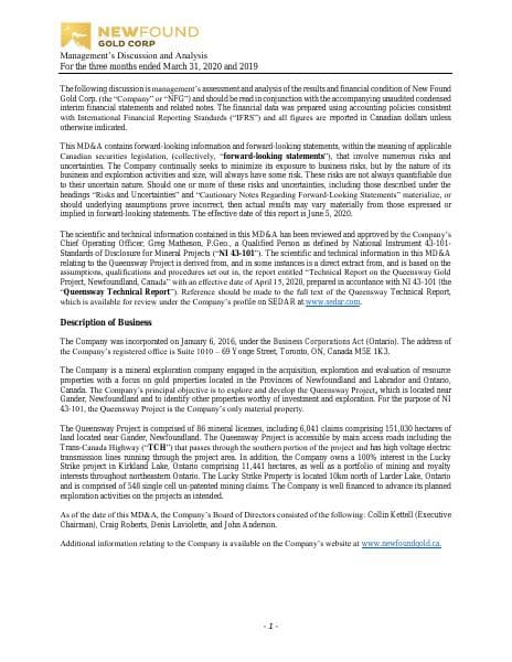 NFG-MDA-March-31-2020-FINAL