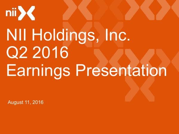 NII-Q2-2016-Earnings-Presentation