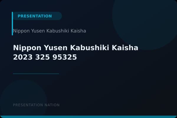 Nippon Yusen Kabushiki Kaisha__2023__325_95325
