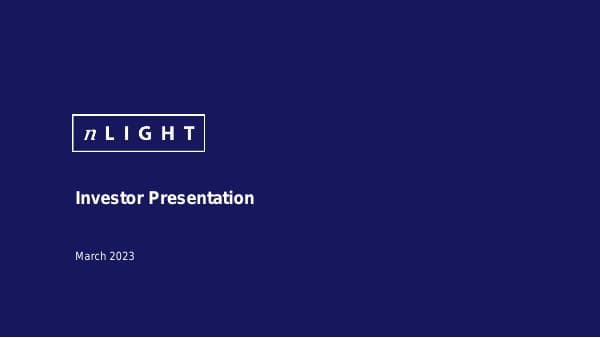nLIGHT-Investor-Presentation-(March-2023)