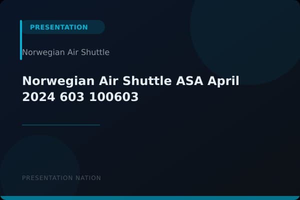 Norwegian Air Shuttle ASA_April_2024_603_100603
