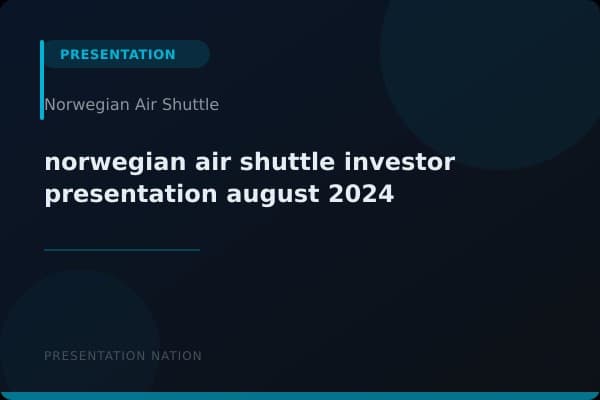 norwegian-air-shuttle---investor-presentation---august-2024