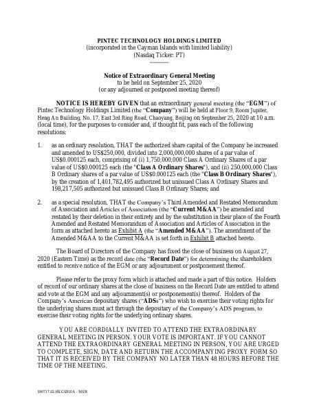 Notice+of+Extraordinary+General+Meeting