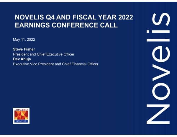 Novelis%20Q4FY22%20Earnings%20Presentation